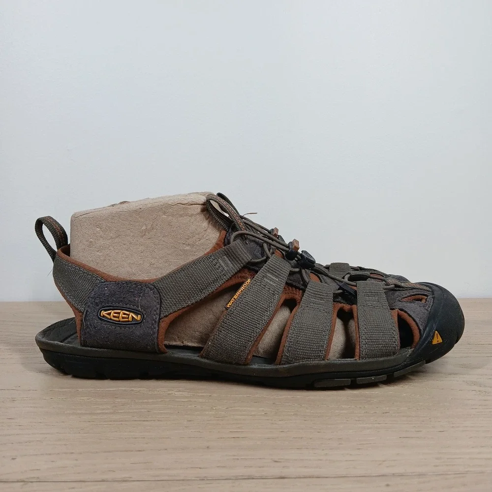 Keen Newport H2 Sandals Mens 11.5 Brown Leather Water Outdoor Gorpcore